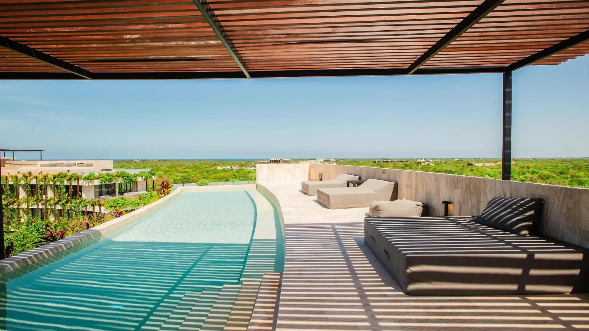 アパート Luxury 2Br Ph Pools, Coworking & Close To Beach トゥルム